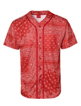 Bandana Baseball Jersey [Red-VB47]