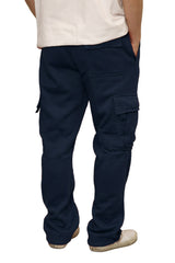 Heavyweight Fleece Cargo Sweatpants [Navy-AP77]