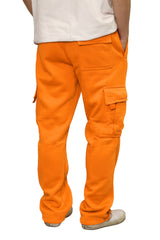 Heavyweight Fleece Cargo Sweatpants [Neon Orange-AP77]