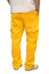 Heavyweight Fleece Cargo Sweatpants [Neon Yellow-AP77]