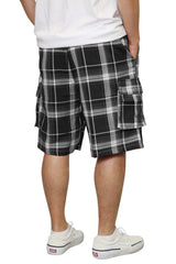 Plaid Cargo Shorts [AS001S]
