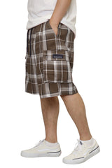 Plaid Cargo Shorts [AS001S]