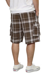 Plaid Cargo Shorts [AS001S]