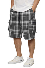 Plaid Cargo Shorts [AS001S]