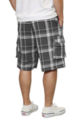 Plaid Cargo Shorts [AS001S]