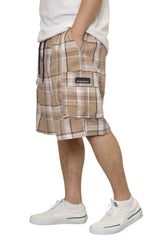 Plaid Cargo Shorts [AS001S]