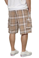Plaid Cargo Shorts [AS001S]