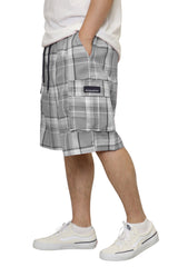 Plaid Cargo Shorts [AS001S]