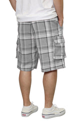 Plaid Cargo Shorts [AS001S]
