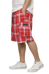 Plaid Cargo Shorts [AS001S]
