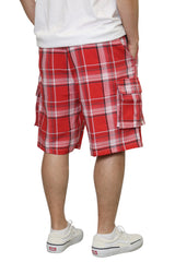 Plaid Cargo Shorts [AS001S]