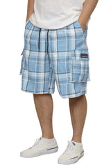 Plaid Cargo Shorts [AS001S]
