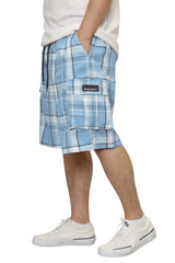Plaid Cargo Shorts [AS001S]
