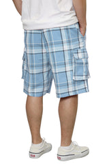 Plaid Cargo Shorts [AS001S]