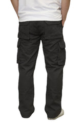 Belted Cargo Pants [Black-AP115]