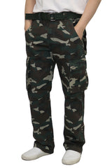Belted Cargo Pants [Camo Green-AP115]