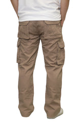 Belted Cargo Pants [Khaki-AP115]