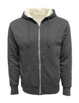 Sherpa Lined Zip-Up Hoodie [SH090]