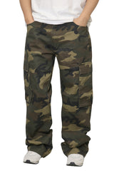Baggy Camo Cargo Pants [Black-AP1583]