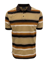 Striped Pique Polo Shirts [APS031]