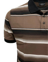 Striped Pique Polo Shirts [APS031]