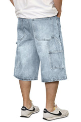 Baggy Carpenter Jean Shorts [AS0119]