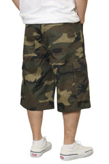 Baggy Camo Cargo Shorts [AS0122]