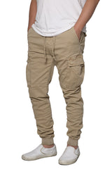 Garment Washed Cargo Joggers [Camo-AP3024]