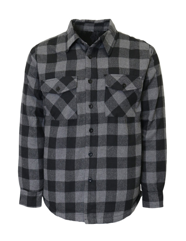 Quilted Lined Flannel Jacket [FJ3301]