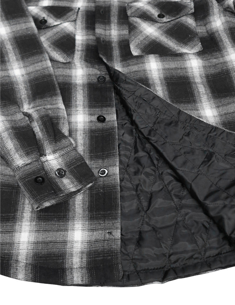Quilted Lined Flannel Jacket [FJ3302]