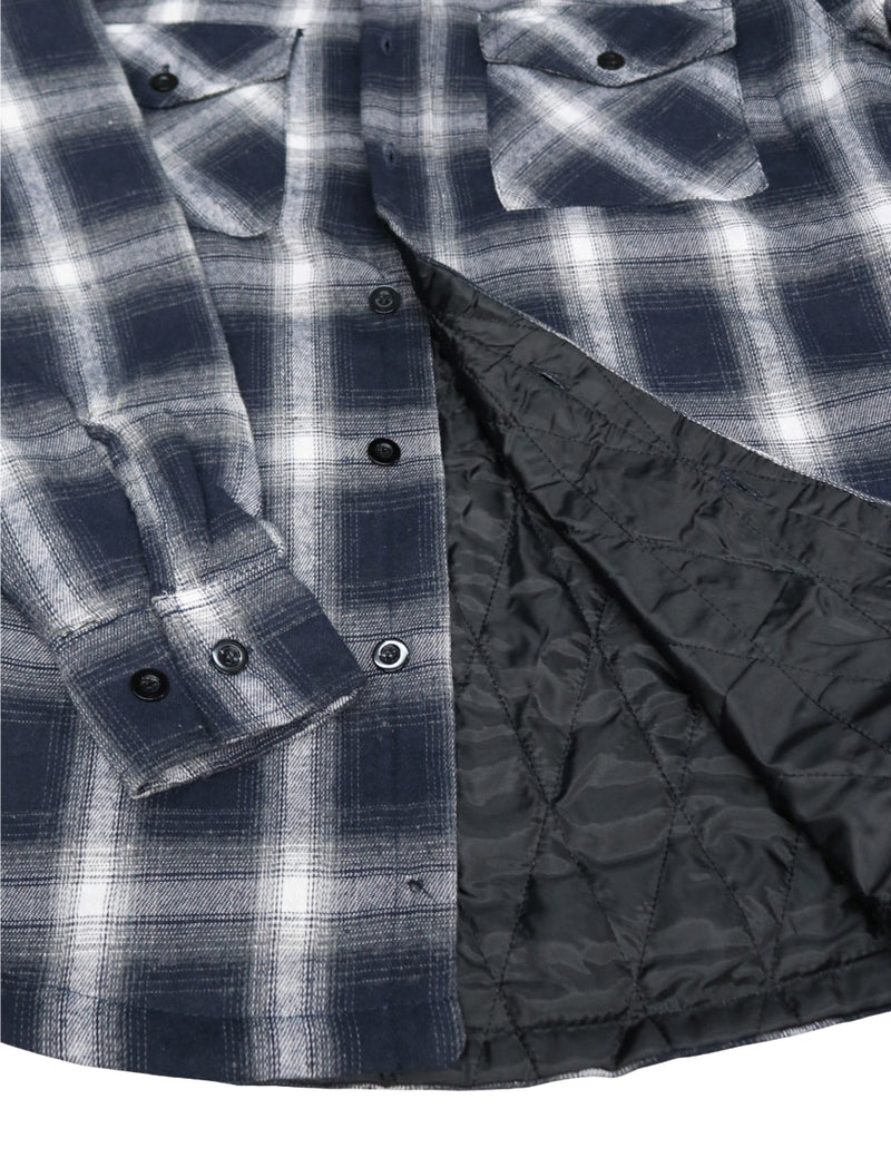 Quilted Lined Flannel Jacket [FJ3302]