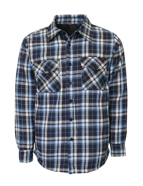 Quilted Lined Flannel Jacket [FJ3303]