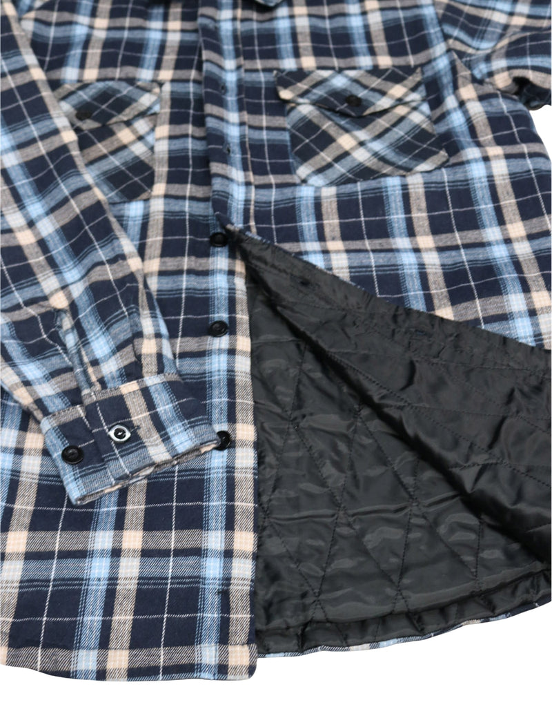 Quilted Lined Flannel Jacket [FJ3303]