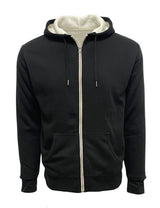 Sherpa Lined Zip-Up Hoodie [SH090]
