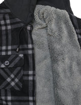 Sherpa Lined Flannel Jacket [001-FJ888]