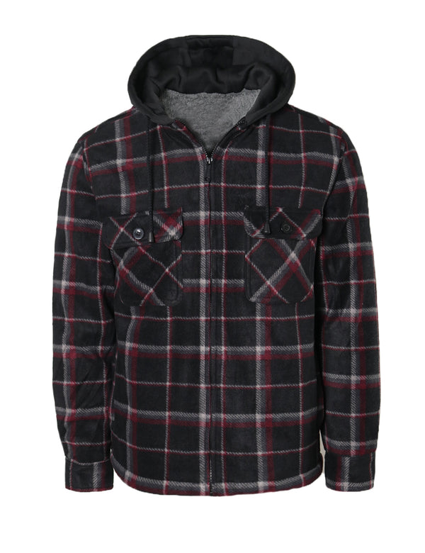 Sherpa Lined Flannel Jacket [006-FJ888]