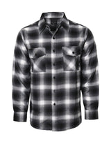 Flannel Shirts [Black/White-YFS-AB4]