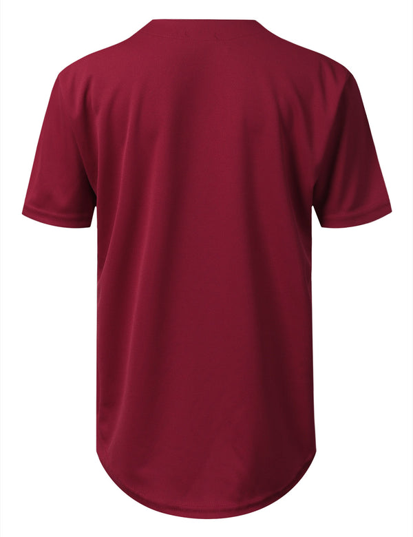 Basic Baseball Jersey [Burgundy-WB171]