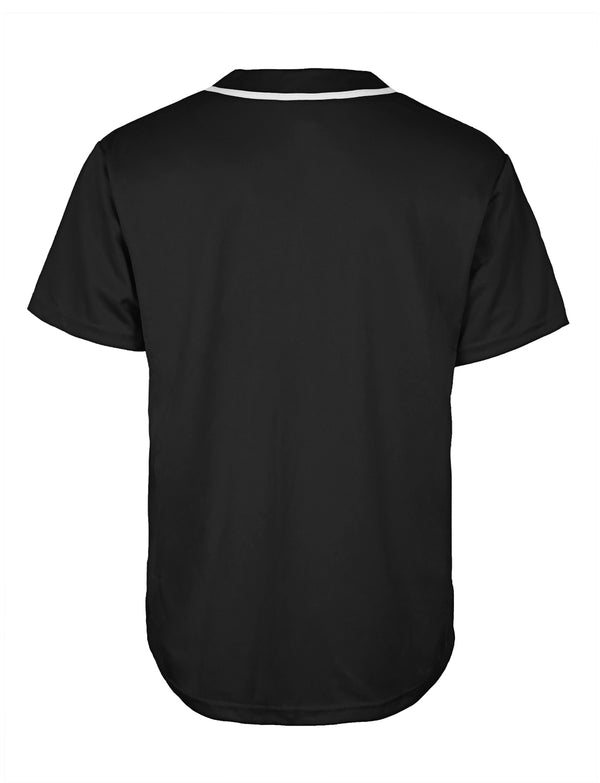 Classic Baseball Jersey [Black-VB42]