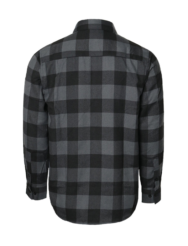 Flannel Shirts [Charcoal/Black-YFS-A3]