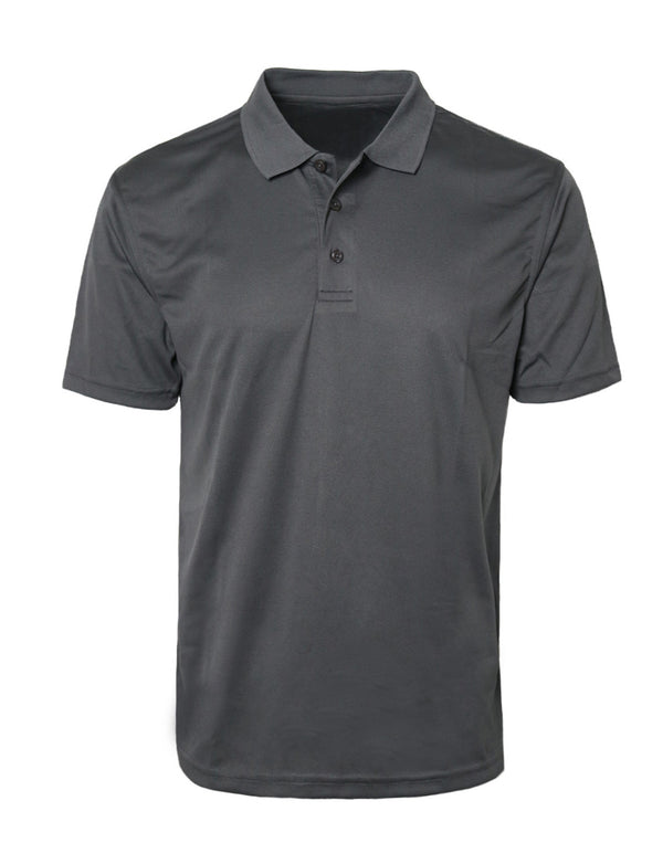 Short Sleeve Dry Polo Shirts [Charcoal-APS002]