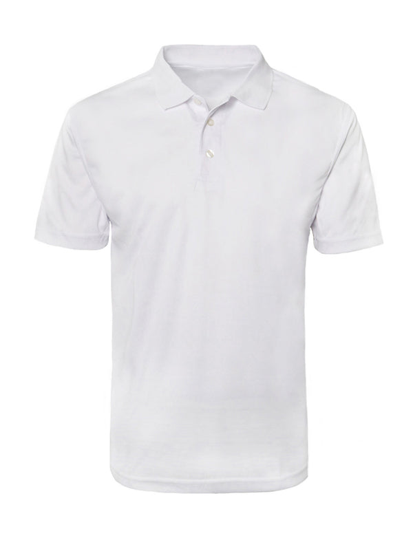 Short Sleeve Dry Polo Shirts [White-APS002]