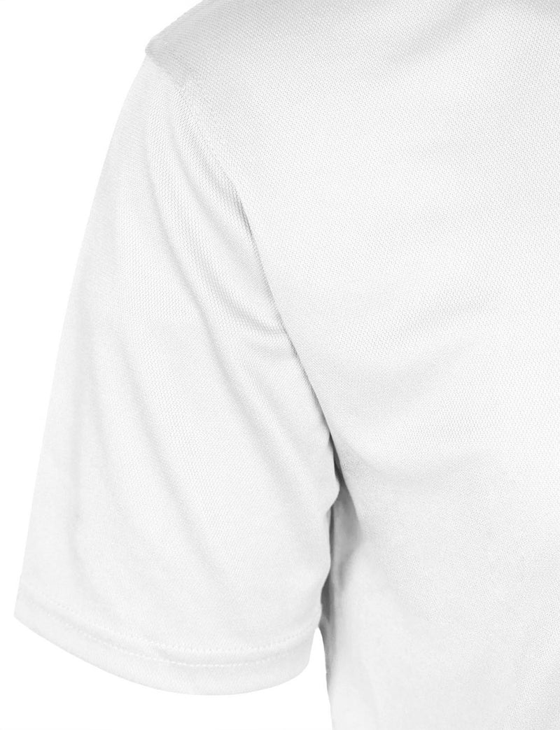 Short Sleeve Dry Polo Shirts [White-APS002]