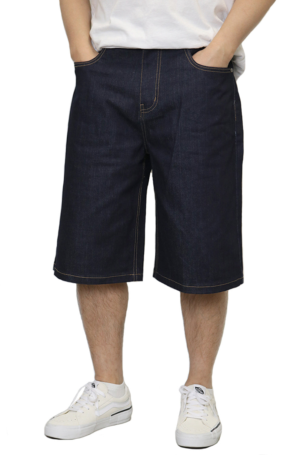 【AAKE】RAW BERMUDA DENIM Baggy Raw Denim Shorts [AS098] – Amici Closet