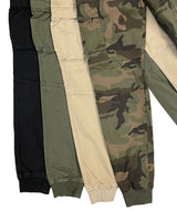 Garment Washed Cargo Joggers [Camo-AP3024]