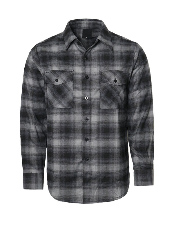 Flannel Shirts [Grey-YFS-J4]