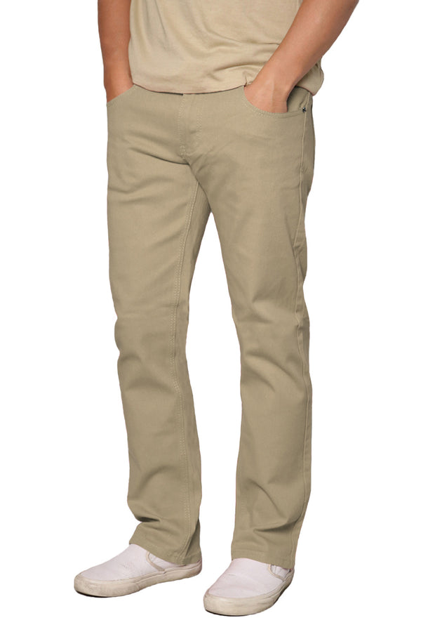 Essential Colored Slim Jeans [Khaki-AP21]