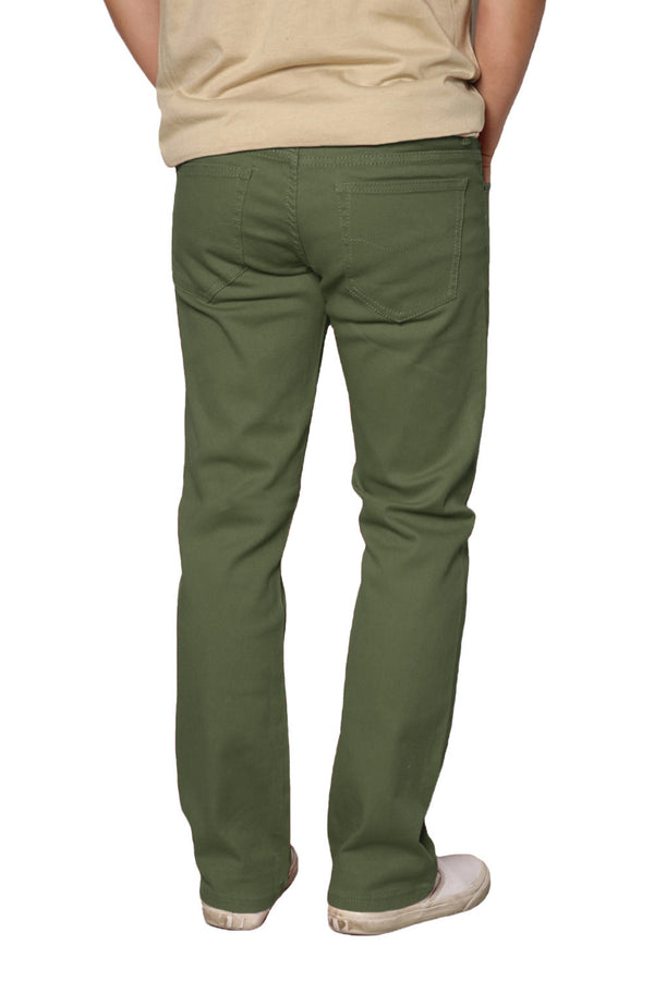 Essential Colored Slim Jeans [Olive-AP21]