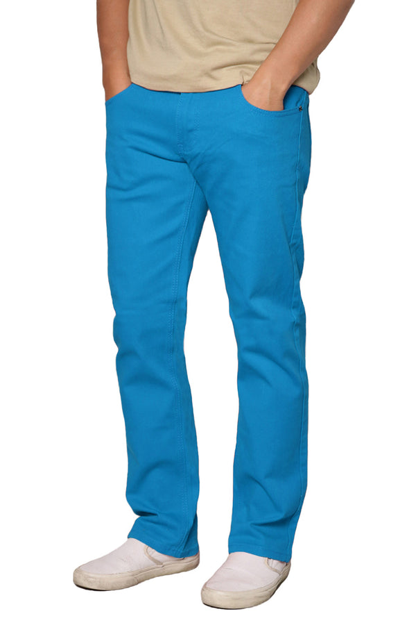 Essential Colored Slim Jeans [Turquoise-AP21]