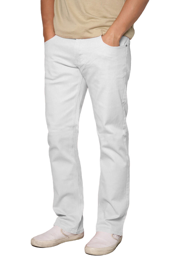 Essential Colored Slim Jeans [White-AP21]